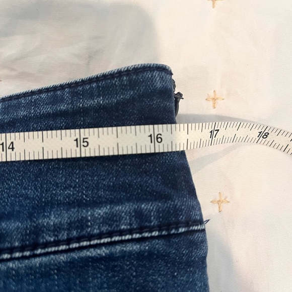 Talbots Denim Skirt Ladies Size 12P Summer to Fall Cowgirl Nashville Rodeo Chic - Picture 7 of 9